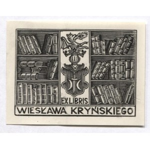 Ekslibris K. Wiszniewskiego dla W. Kryńskiego. ca 1949.