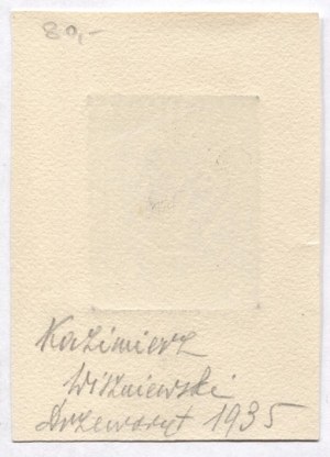 K. Vishnevsky's own exlibris. 1935.