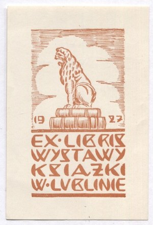 K. Vishnevsky's exlibris: Book Exhibition in Lublin. 1927.