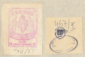 EX-LIBRIS Military Library of the 20th Infantry Regiment of the Land of Cracow.
