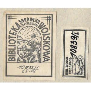 BIBLIOTEKA Wojskowa 58. P. P. Wlkp. (4 P. Strz. Wlkp.).
