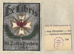EX LIBRIS 64th Infantry Regiment.