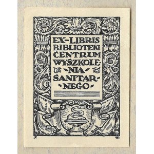 EX-LIBRIS Biblioteki Centrum Wyszkolenia Sanitarnego [wariant mniejszy].