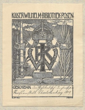 [Kaiser Wilhelm-Bibliothek, Posen]. Kaiser-Wilhelm-Bibliothek, Posen.
