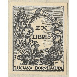 Ekslibris J. Toma dla L. Bornstaedta.