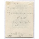 Ekslibris J. Benedyktowicza dla W. Chomicza. 1960.