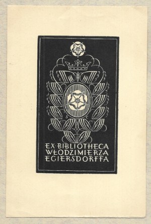 An ex-libris by S. Ostoi-Chrostowski for W. Egiersdorff in 1930.
