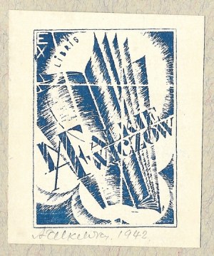Ex-libris of A. Falkiewicz for the family. 1942.