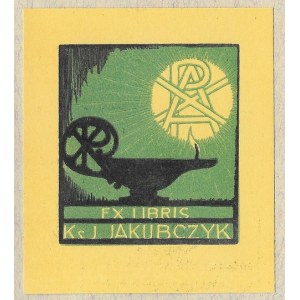 Ekslibris S. Jakubowskiego dla ks. J. Jakubczyka, sprzed 1975.
