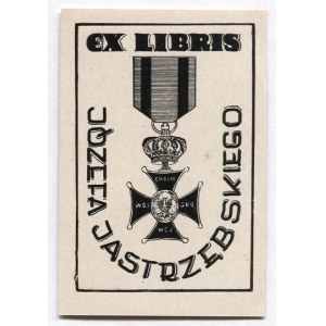 Ekslibris M. Błaszyńskiego dla J. Jastrzębskiego, 1970.
