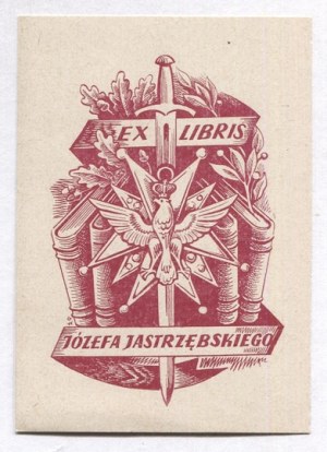 Ex-libris by W. Gawron for J. Jastrzębski, 1975.