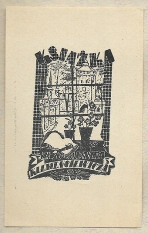 Ex-libris of W. Gawęcki for Z. Klemensiewicz. 1944.