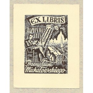Ekslibris W. Świerczyńskiego dla P. Michałowskiego. 1949.