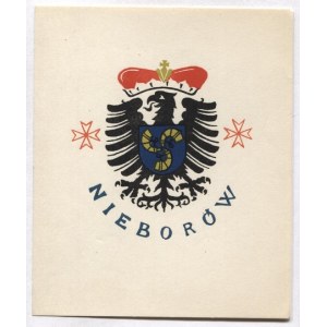 Ekslibris T. Przypkowskiego dla J. F. Radziwiłła, z 1941.