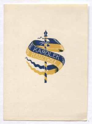 The ex-libris of T. Przypkowski for K. Radziwill.