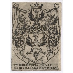 [RADZIWIŁŁ Karol Stanisław]. Ex bibliotheca Ducali Radivilliana Nesvisiensi.