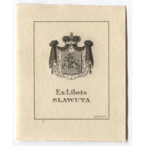 [SANGUSZKOWIE]. Ex-Libris Slawuta.