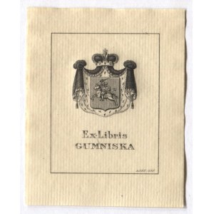 [SANGUSZKOWIE]. Ex-Libris Gumniska.