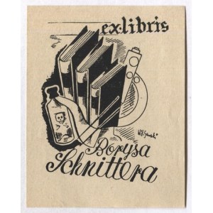 Ekslibris W. Gawęckiego dla B. Schnittera z 1937