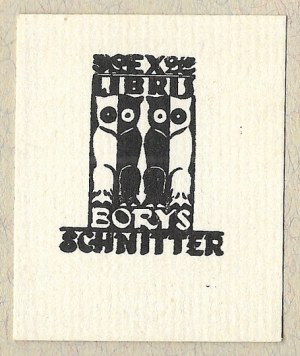 E-libris of Z. Kaliszczak for B. Schnitter.