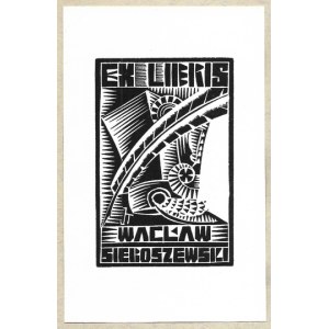 Ekslibris J. Tłomakowskiego dla W. Sieroszewskiego z 1927.