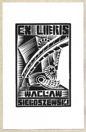 An ex-libris by J. Tlomakowski for W. Sieroszewski, 1927.