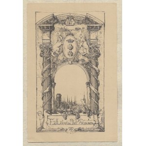 [SIMSON Paul]. Ex libris Dr. P. Simson.