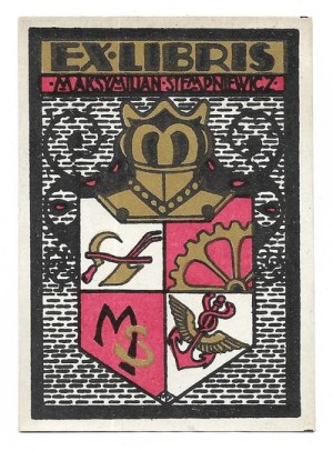 [STEMPNIEWICZ Maksymilian]. Ex libris Maksymilian Stempniewicz.