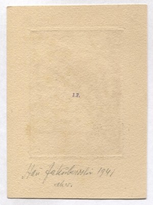 An etching by S. Jakubowski for W. Szymczakowski in an etching from 1941.