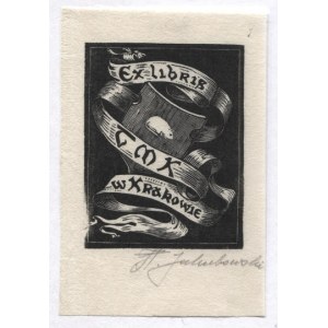 Ekslibris S. Jakubowskiego dla TMK w Krakowie. 1928-1930.