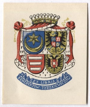 The ex-libris of T. Przypkowski for B. Tyszkiewicz.