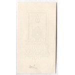 Ekslibris G. Achrem-Achremowicza dla Bibliot. Semiariów Teologicznych USB w Wilnie....