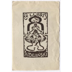 Ekslibris S. Szmaja dla K. Zielińskiego z 1923