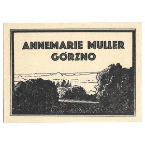 [GÓRZNO]. Annemarie Müller, Górzno.