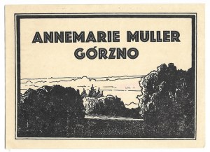 [GÓRZNO]. Annemarie Müller, Gorzno.