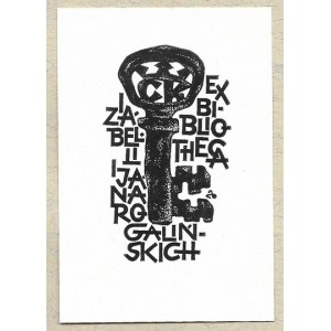 Ekslibris Z. Dolatowskiego dla I. i J. Rogalińskich z 1972