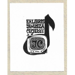 Ekslibris Z. Dolatowskiego dla J. Cegiełły z 1971