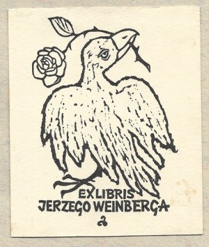 An ex-libris by Z. Dolatowski for J. Weinberg, 1968