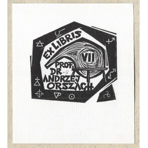 Ekslibris Z. Dolatowskiego dla A. Orszacha z 1964.
