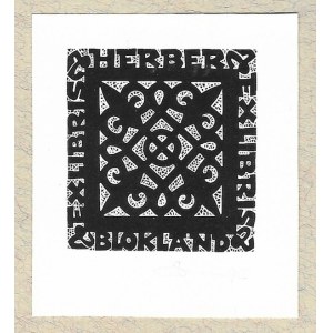 Ekslibris Z. Dolatowskiego dla H. Bloklanda z 1973