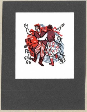 GRABOWSKI Edward (1904-1966) - Ex libris Helmer Fogedgaard.
