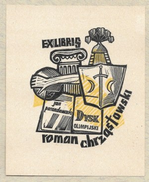 GRABOWSKI Edward (1904-1966) - Ex libris Roman Chrząstowski.