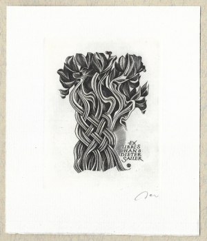 JAKUBOWSKI Wojciech (1929-2024) - Ex libris Dieter Sailer.