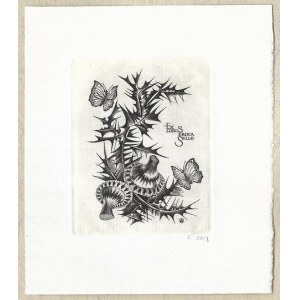 JAKUBOWSKI Wojciech (1929-2024) - Ex libris Erika Selle.
