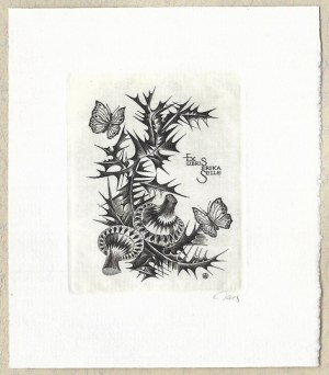 JAKUBOWSKI Wojciech (1929-2024) - Ex libris Erik Selle.
