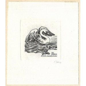JAKUBOWSKI Wojciech (1929-2024) - Ex libris Toivo Asikainen.