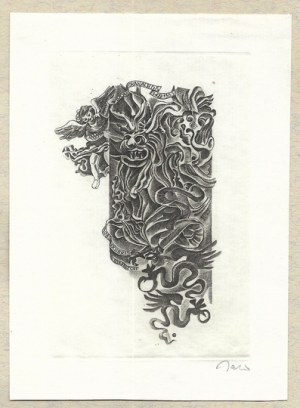 JAKUBOWSKI Wojciech (1929-2024) - Exlibris Herbert Ott.