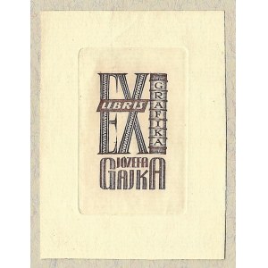 JÓŹWIAK Teofil (1926-1996) - Ex libris Józefa Gajka. Grafika.