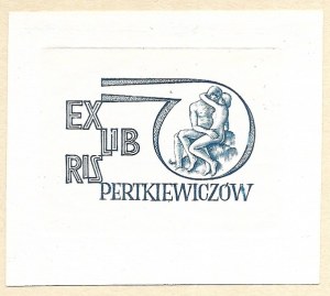 JÓŹWIAK Teofil (1926-1996) - Ex libris of the Pertkiewicz family.