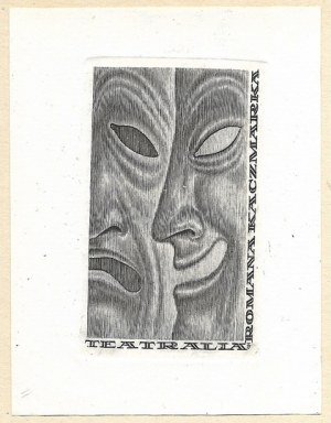 JÓŹWIAK Teofil (1926-1996) - Theatricals of Roman Kaczmarek.